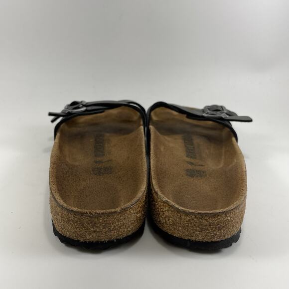 Birkenstock Almere Slide Sandals Womens Size 40 US 9-9.5 Narrow Black 2 Strap - Picture 5 of 9
